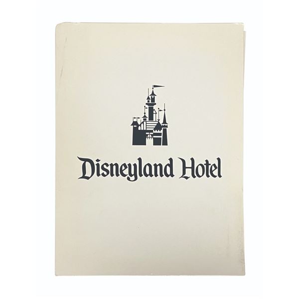 Disneyland Hotel Press Packet.