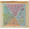 Image 3 : Original Disneyland Attractions Map Painting.