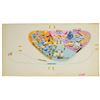 Image 2 : Original 1962 Disneyland Park Map Painting.
