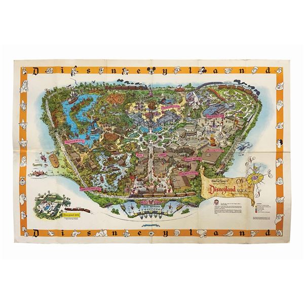 1958-C Disneyland Souvenir Map.