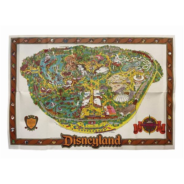 1984 Disneyland Souvenir Map.