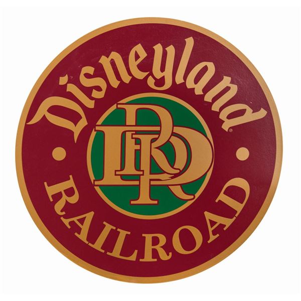 Disneyland Railroad Replica Tin Sign.