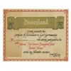 Image 3 : Pair of Disneyland Special Event Certificates.