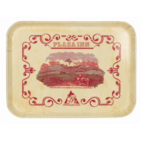 Plaza Inn Dining Tray.