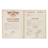 Image 2 : Town Square Cafe Menu.
