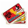Image 2 : Set of (118) Disneyland "State Fair" State Stickers.
