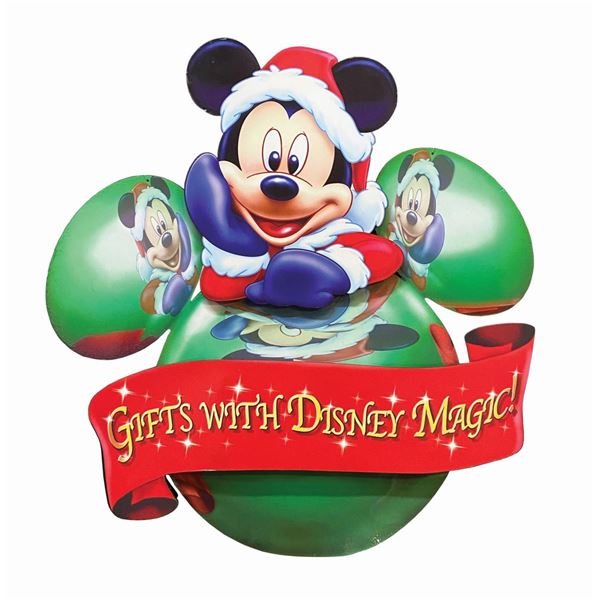 Gifts with Disney Magic Holiday Sign.