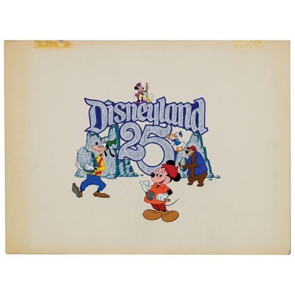 Original Disneyland 25th Anniversary Artwork.