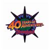 Image 1 : 40 Years of Adventure Lamppost Sign.