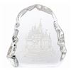 Image 1 : Disneyland 50th Anniversary Etched Glass Paperweight.