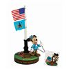 Image 1 : Mickey Mouse Disneyland Opening Day Flag Pole Figure.