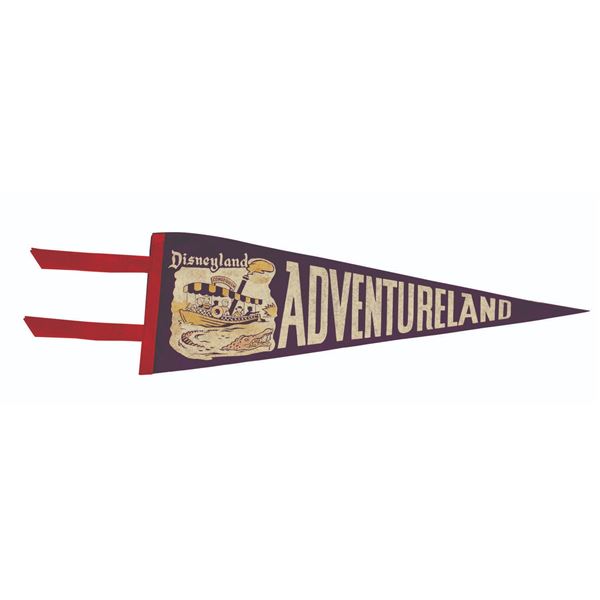 Disneyland Adventureland Pennant.