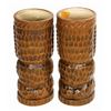 Image 2 : Pair of Adventureland Jewel-Eyed Tiki Mugs.