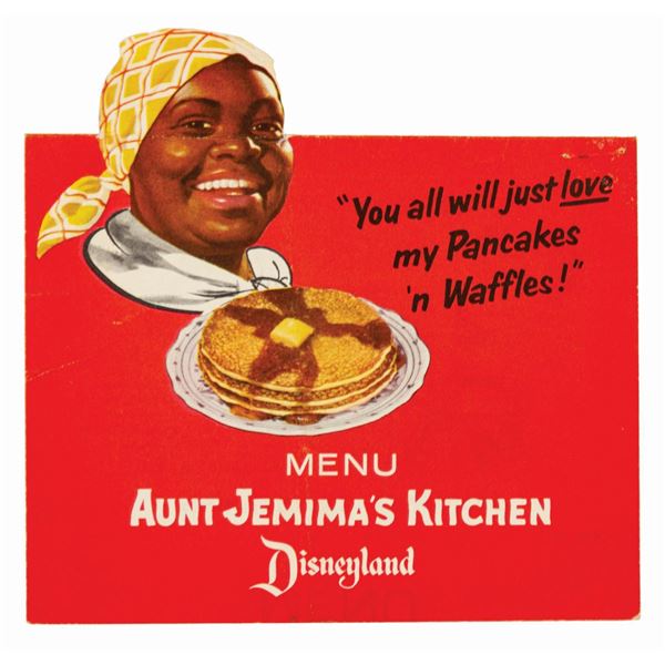 Aunt Jemima's Kitchen Menu.