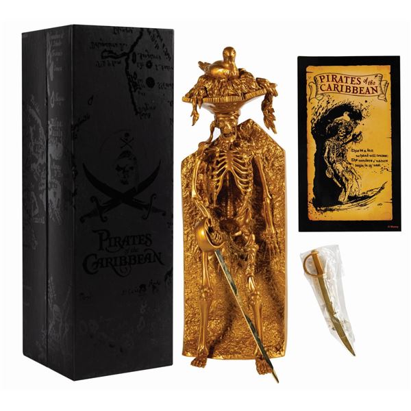 Pirates Bird Head Skeleton Gold Figure.
