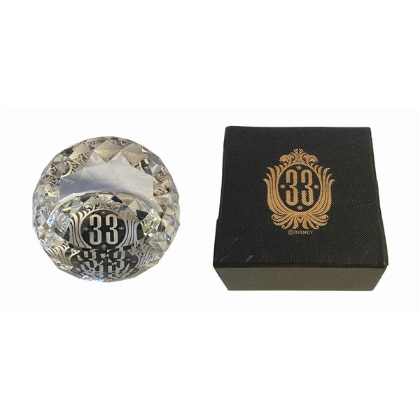 Club 33 Glass Paperweight.