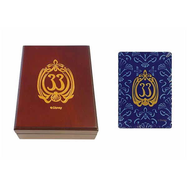 Club 33 Playing Cards in a Club 33 Box.