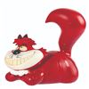 Image 1 : Alice in Wonderland Red Halo Cheshire Cat Figure.