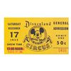 Image 2 : Mickey Mouse Club Circus Souvenir Book and Ticket Stub.