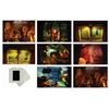 Image 1 : Set of (8) Sleeping Beauty Castle Walkthrough Slides.