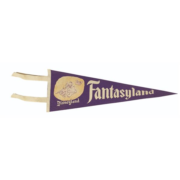 Disneyland Fantasyland Pennant.