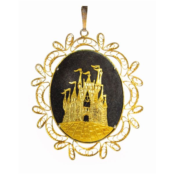 Disneyland Sleeping Beauty Castle Pendant.