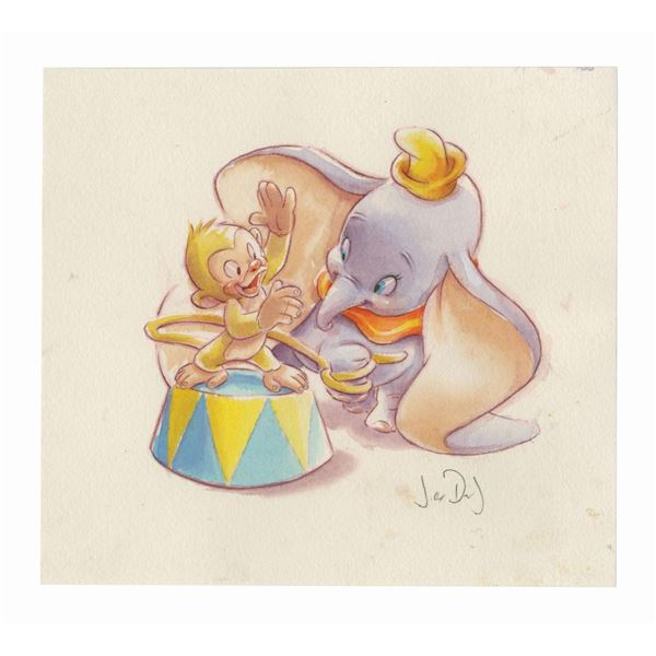 Original Jody Daily Dumbo Painting.