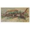 Image 1 : John Hench Signed 1959 Tomorrowland Print.