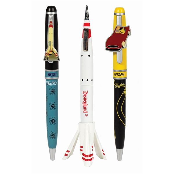 Set of (3) Tomorrowland Pens.