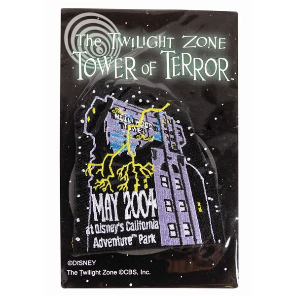 The Twilight Zone Tower of Terror Opening Day Patch.