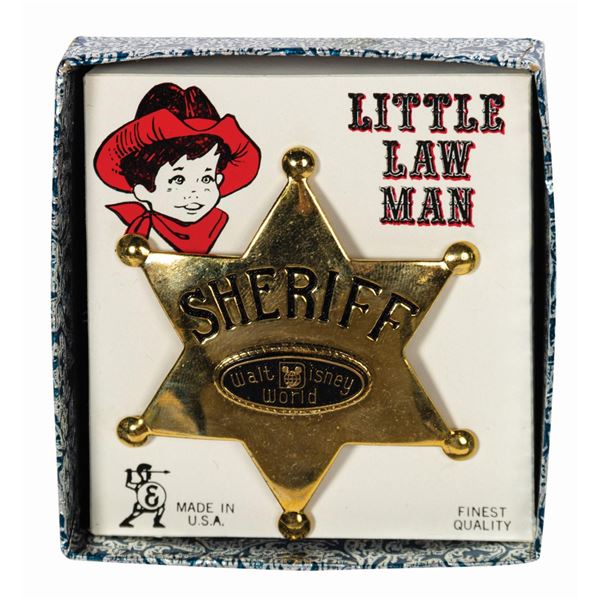 Little Law Man Sheriff Badge.