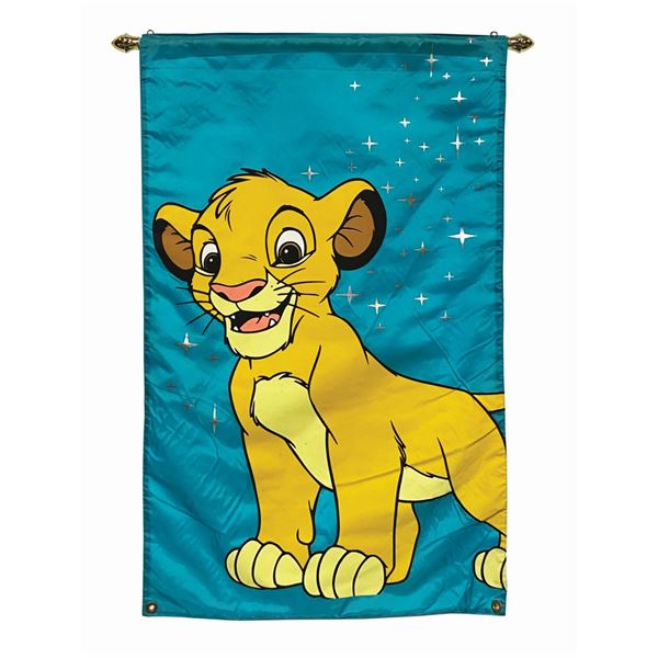 Walt Disney World Simba Banner.