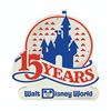 Image 1 : Walt Disney World 15 Years Anniversary Lamppost Sign.