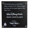 Image 3 : Walt Disney World 35th Anniversary Dedication Plaque.