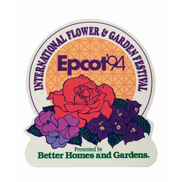 Epcot International Flower & Garden Festival Sign.