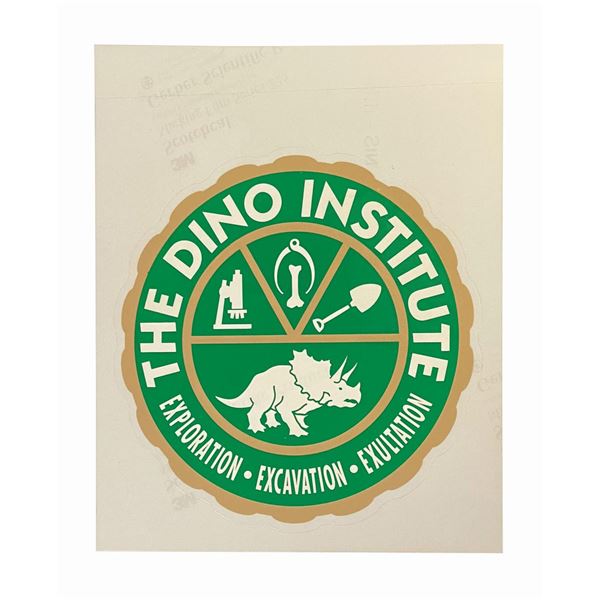 Animal Kingdom The Dino Institute Trash Can Decal.