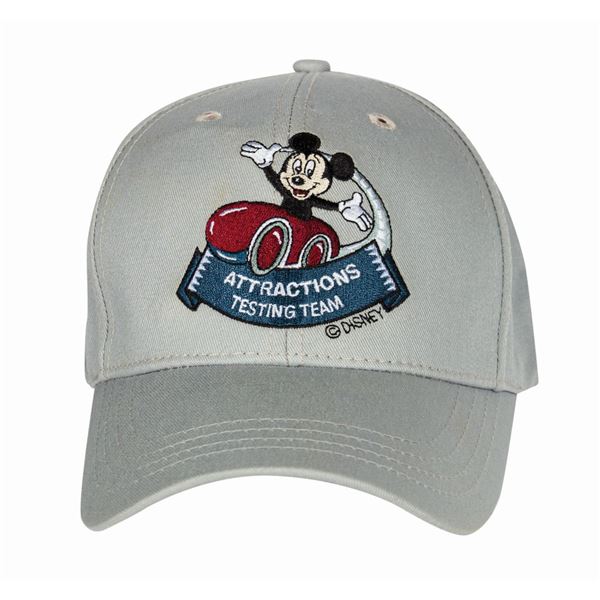 Hong Kong Disneyland Attractions Testing Team Ball Cap.