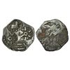 Image 1 : Ancient India: Archaic silver punch-marked coin, Wainganga-Wardha Valley region, ½ Karshapana, 1.21g