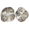 Image 1 : Ancient India: Archaic silver punch-marked coin, Tapi-Wainganga Valley region, ½ Karshapana, 1.70g