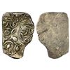 Image 1 : Ancient India: Archaic silver punch-marked coin, Tapi-Wainganga Valley region, ½ Karshapana, 1.62g