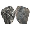 Image 1 : Ancient India: Archaic silver punch-marked coin, Godavari Valley region, 'Ashmaka Janapada', 1.47g