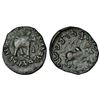 Image 1 : Ancient India: Indo-Scythians, Azes (48-25 BC), copper coin, Senior ISCH 100.70, 8.69g.