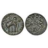 Image 1 : Ancient India: Satavahanas, alloyed copper coin of Gotamiputa Siri Satakani (64-85 AD), 1.94g