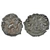 Image 1 : Ancient India: Satavahanas, alloyed copper coin of Gotamiputa Siri Satakani (64-85 AD), 1.86g