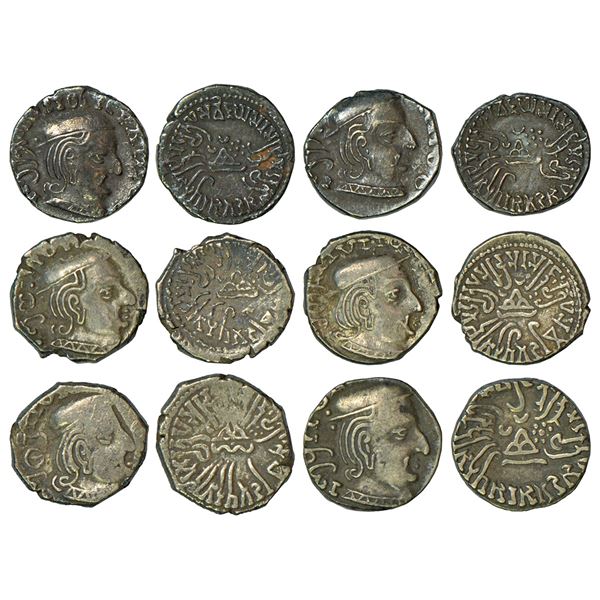 Ancient India: Western Kshatrapas (6), Kardamaka dynasty, silver drachm.