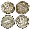Image 1 : Ancient India: Gupta Empire, two historically significant silver drachms.