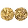 Image 1 : Ancient India: Kidarite Huns in Kashmir, base gold dinar in name of 'Narendra', (400-500 AD), 7.40g