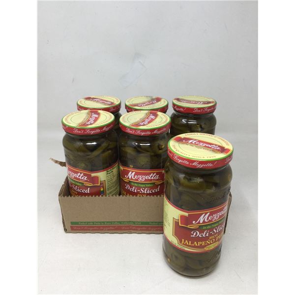 Mezzetta Deli-Sliced Hot Jalapenos (6 x 473ml)