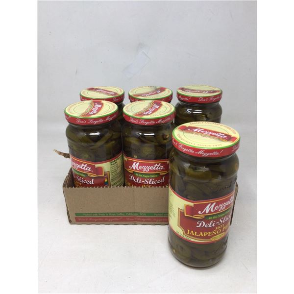 Mezzetta Deli-Sliced Hot Jalapenos (6 x 473ml)