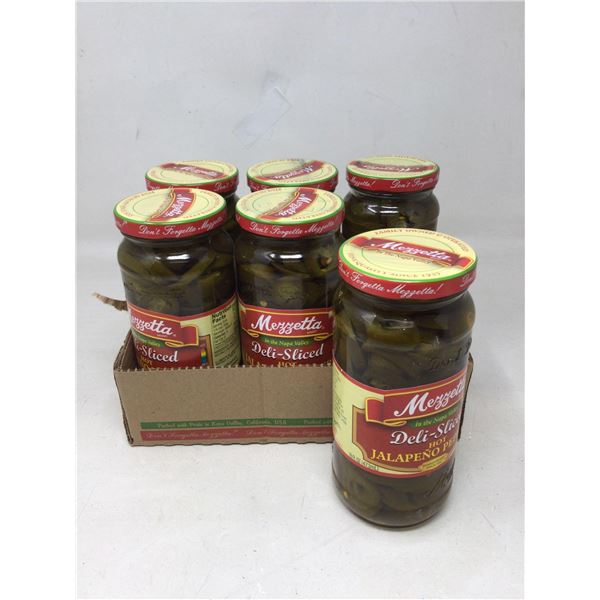 Mezzetta Deli-Sliced Hot Jalapenos (6 x 473ml)